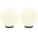 LAMPY OGRODOWE LED 4 SZT. KULISTE 20CM PMMA