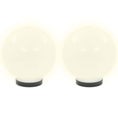 LAMPY OGRODOWE LED 4 SZT. KULISTE 20CM PMMA