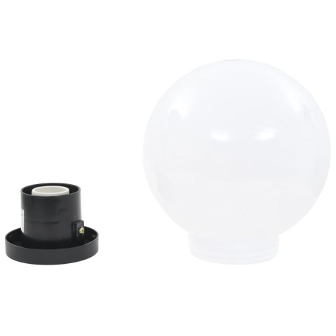 LAMPY OGRODOWE LED 4 SZT. KULISTE 20CM PMMA