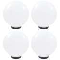 LAMPY OGRODOWE LED 4 SZT. KULISTE 30CM PMMA
