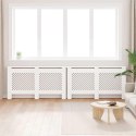 OSŁONY NA KALORYFER GRZEJNIK 2 SZT. BIAŁE 152X19X81,5CM MDF
