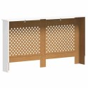 OSŁONY NA KALORYFER GRZEJNIK 2 SZT. BIAŁE 152X19X81,5CM MDF