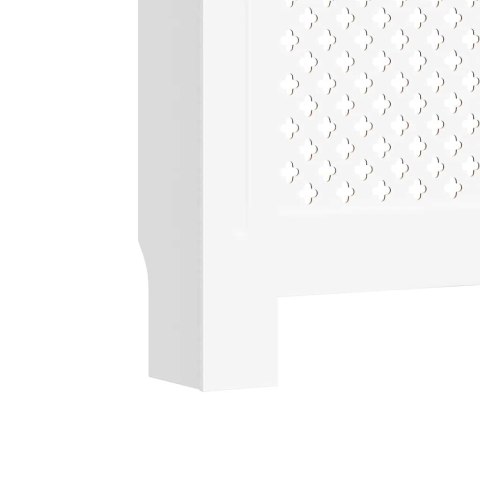 OSŁONY NA KALORYFER GRZEJNIK 2 SZT. BIAŁE 152X19X81,5CM MDF