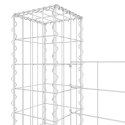 6 SŁUPKÓW GABIONOWYCH U-KSZTAŁTNYCH 620X20X150CM ŻELAZNYCH