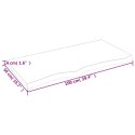 BLAT DO ŁAZIENKI JASNOBRĄZOWY 100X50X(2-4)CM LITE DREWNO