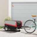 PRZYCZEPKA ROWEROWA CZARNO-CZERWONA 45 KG ŻELAZO