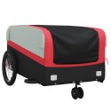 PRZYCZEPKA ROWEROWA CZARNO-CZERWONA 45 KG ŻELAZO