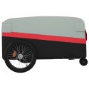PRZYCZEPKA ROWEROWA CZARNO-CZERWONA 45 KG ŻELAZO