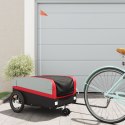 PRZYCZEPKA ROWEROWA CZARNO-CZERWONA 45 KG ŻELAZO