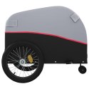 PRZYCZEPKA ROWEROWA CZARNO-CZERWONA 45 KG ŻELAZO