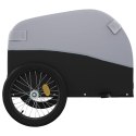 PRZYCZEPKA ROWEROWA CZARNO-SZARA 45 KG ŻELAZO
