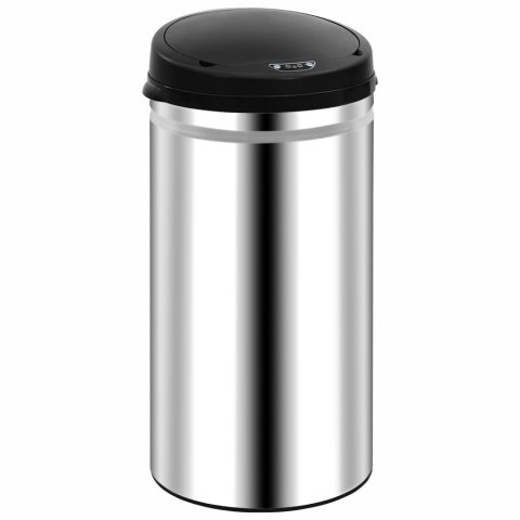 AUTOMATYCZNY KOSZ NA ŚMIECI Z CZUJNIKIEM 50 L STAL NIERDZEWNA