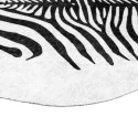 DYWAN CZARNO-BIAŁY 120X170CM ZEBRA Z MOŻLIWOŚCIĄ PRANIA