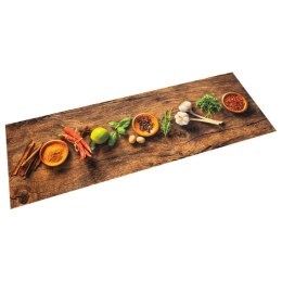 DYWANIK KUCHENNY WZÓR W PRZYPRAWY 45X150CM AKSAMIT