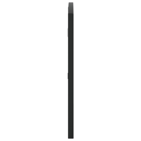 LUSTRO ŚCIENNE CZARNE 80X40CM ZAKOŃCZONE ŁUKIEM ŻELAZO