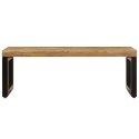 STOLIK KAWOWY 100X50X35CM LITE DREWNO MANGO I STAL