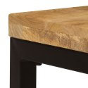 STOLIK KAWOWY 100X50X35CM LITE DREWNO MANGO I STAL