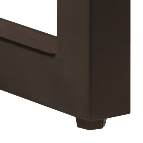 STOLIK KAWOWY 100X50X35CM LITE DREWNO MANGO I STAL