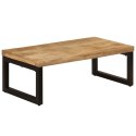 STOLIK KAWOWY 100X50X35CM LITE DREWNO MANGO I STAL