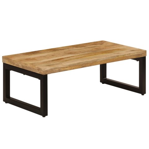 STOLIK KAWOWY 100X50X35CM LITE DREWNO MANGO I STAL