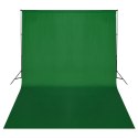 SYSTEM ZAWIESZENIA TŁA Z ZIELONYM TŁEM 500X300CM