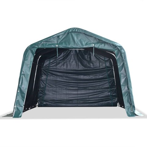 VidaXL Namiot dla bydła, PVC 550 g/m², 3,3 x 4,8 m, ciemnozielony
