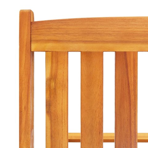 LEŻAKI Z PODUSZKAMI 2 SZT. LITE DREWNO AKACJOWE
