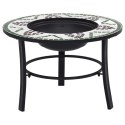 PALENISKO Z MOZAIKĄ ZIELONE 68CM CERAMIKA