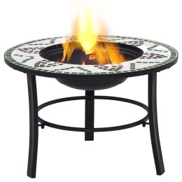 PALENISKO Z MOZAIKĄ ZIELONE 68CM CERAMIKA