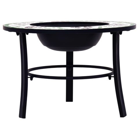 PALENISKO Z MOZAIKĄ ZIELONE 68CM CERAMIKA