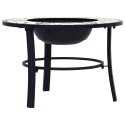PALENISKO Z MOZAIKĄ ZIELONE 68CM CERAMIKA