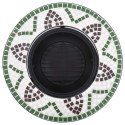 PALENISKO Z MOZAIKĄ ZIELONE 68CM CERAMIKA