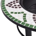 PALENISKO Z MOZAIKĄ ZIELONE 68CM CERAMIKA