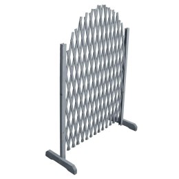 PŁOT KRATKOWY LITE DREWNO JODŁOWE 1,8X1 M SZARY