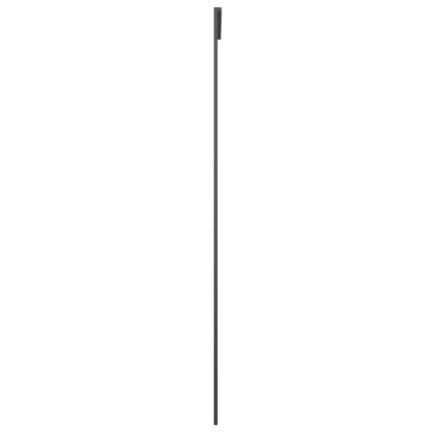 DRZWI PRZESUWNE ALUMINIUM I SZKŁO ESG 76X205CM CZARNE