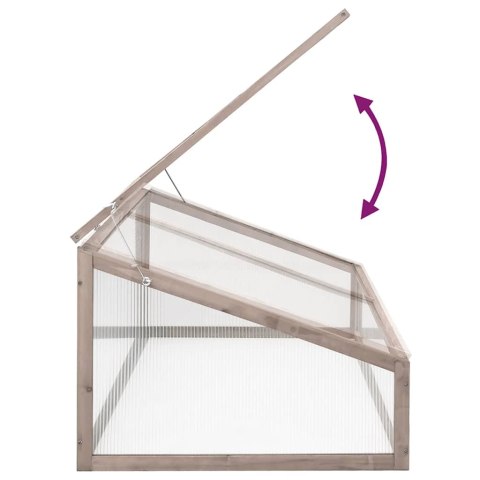INSPEKT, SZARY, 110X56X39 CM, DREWNO JODŁOWE