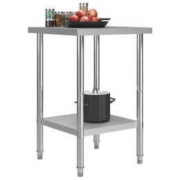 KUCHENNY STÓŁ ROBOCZY 60X60X85CM STAL NIERDZEWNA