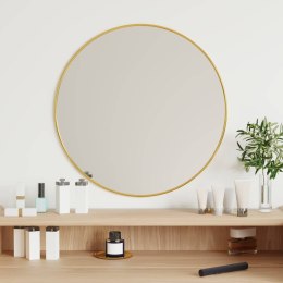 LUSTRO ŚCIENNE ZŁOTE Ø 50CM OKRĄGŁE