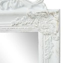 LUSTRO WOLNOSTOJĄCE W STYLU BAROKOWYM 160X40CM BIAŁE