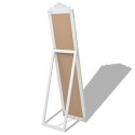 LUSTRO WOLNOSTOJĄCE W STYLU BAROKOWYM 160X40CM BIAŁE