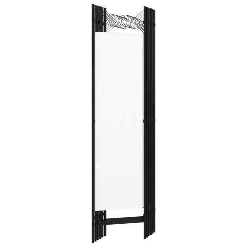 PARAWAN 6-PANELOWY BIAŁY 240X180CM