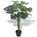 SZTUCZNA ROŚLINA MONSTERA Z DONICZKĄ 70CM KOLOR ZIELONY