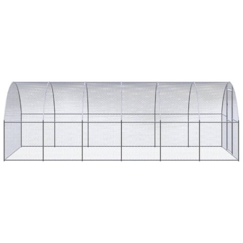 VidaXL Klatka zewnętrzna dla kurcząt, 3x6x2 m, stal galwanizowana