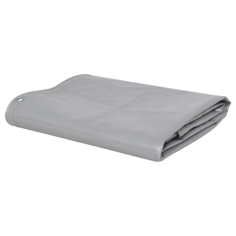 PLANDEKA PŁACHTA 650 G/M² 3X4M SZARA