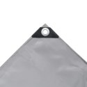 PLANDEKA PŁACHTA 650 G/M² 3X4M SZARA