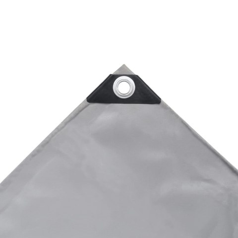 PLANDEKA PŁACHTA 650 G/M² 3X4M SZARA