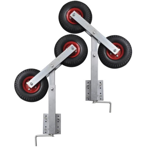 WSPORNIKI DO PRZYCZEPY DO ŁODZI Z KOŁAMI 59 - 84CM X2