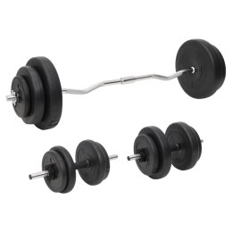 SZTANGA I HANTLE Z OBCIĄŻNIKAMI 60 KG