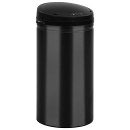 AUTOMATYCZNY KOSZ NA ŚMIECI Z CZUJNIKIEM 50 L STAL CZARNY