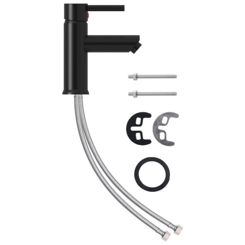 BATERIA UMYWALKOWA CZARNE WYKOŃCZENIE 130X176 MM